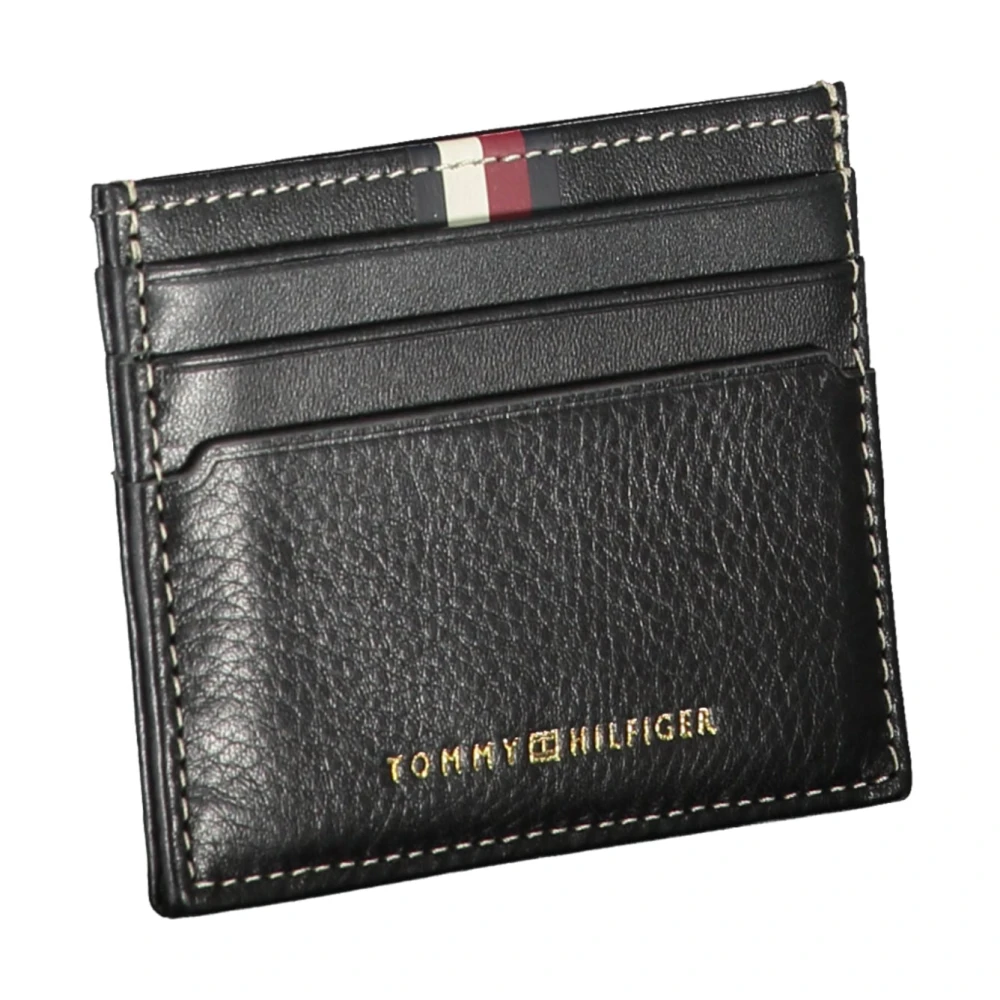Tommy Hilfiger Heren Portemonnee Zwart Contrast Details Black Heren