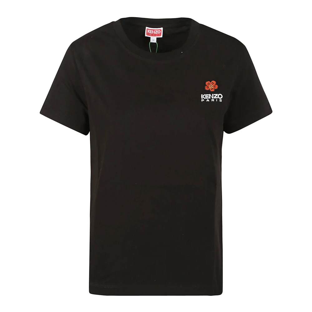Kenzo Klassiek Crest Logo T-Shirt Black Dames