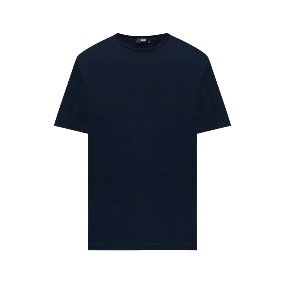 Herno Men's Blue Stretch Jersey T-Shirt, T-Shirts, S, Tops