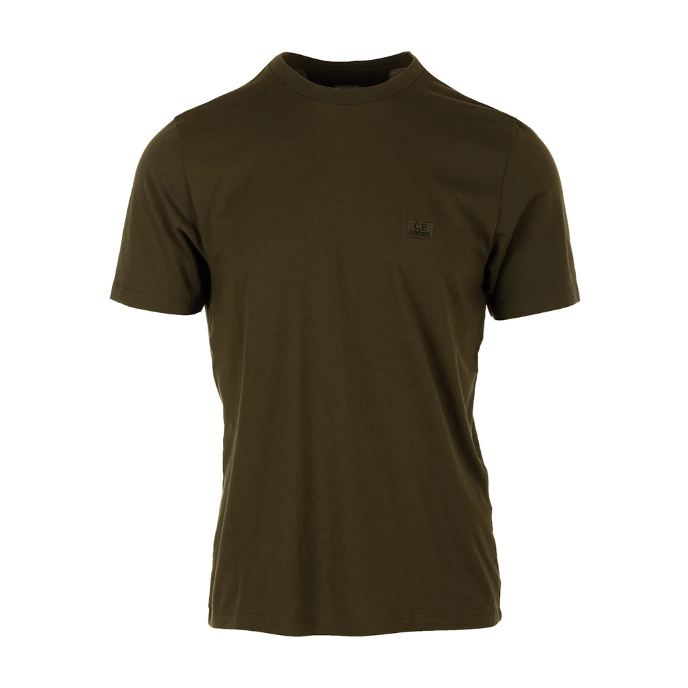 C.P. Company Jersey Logo T-Shirt Collectie Green Heren