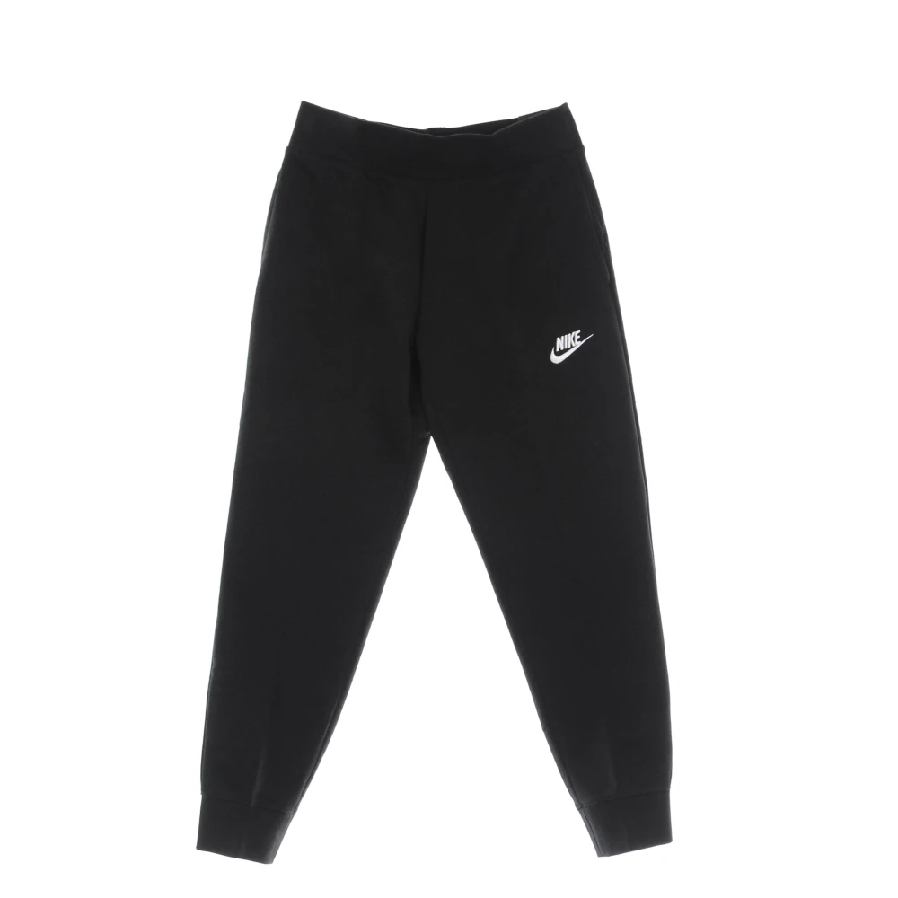 Nike Svart/Vit Fleece Club Byxor Black, Flicka