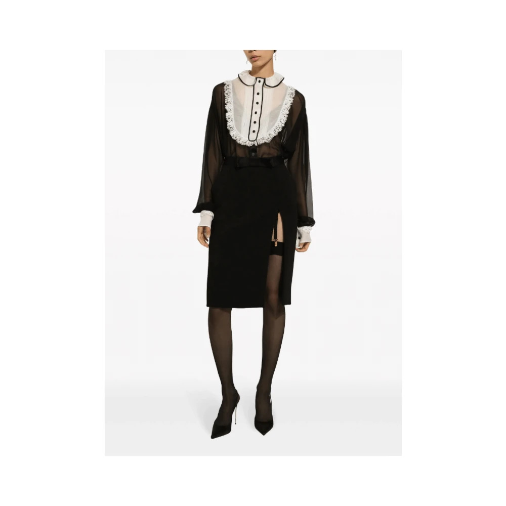 Dolce & Gabbana Midi Skirts Black Dames