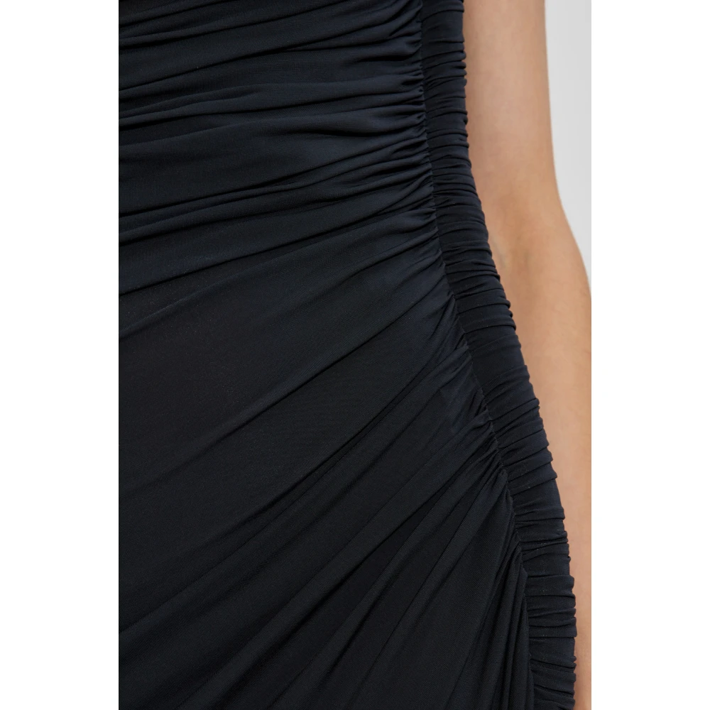 Alaïa Jurk met drapering Blue Dames