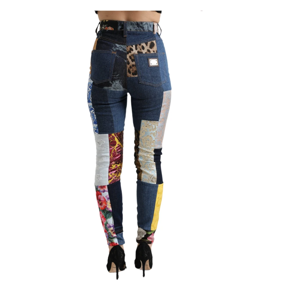 Dolce & Gabbana Skinny Jeans Multicolor Dames