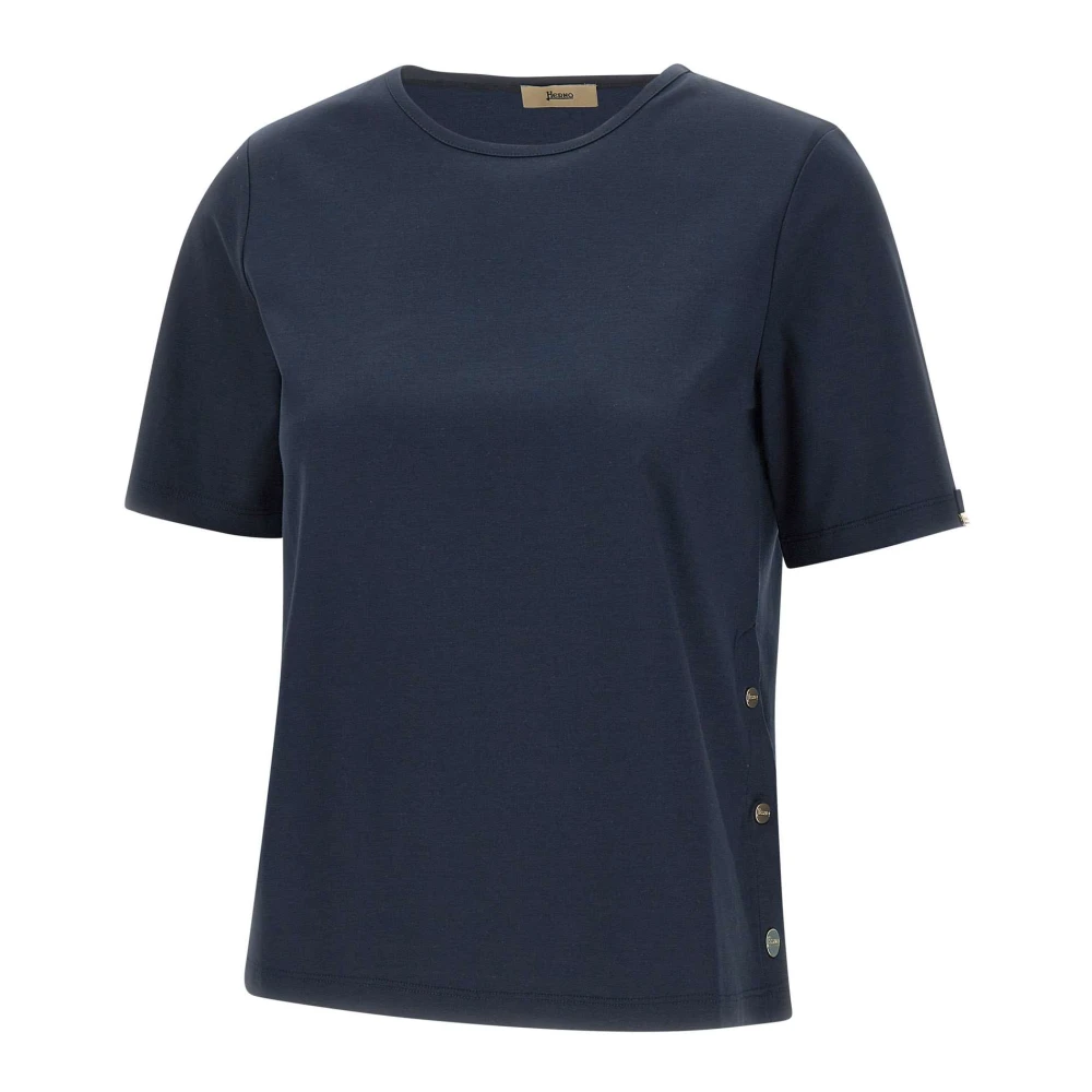 Herno Femme Bleu - Tops > T-Shirts