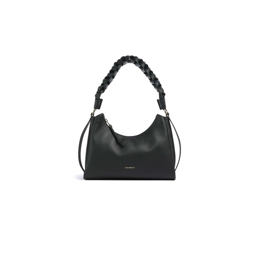Coccinelle Women's Black Shoulder Bags, One Size, Boheme Grana Double Handbag