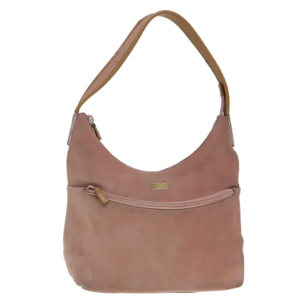 Gucci Vintage Pre-owned Suede gucci-bags Pink Dames