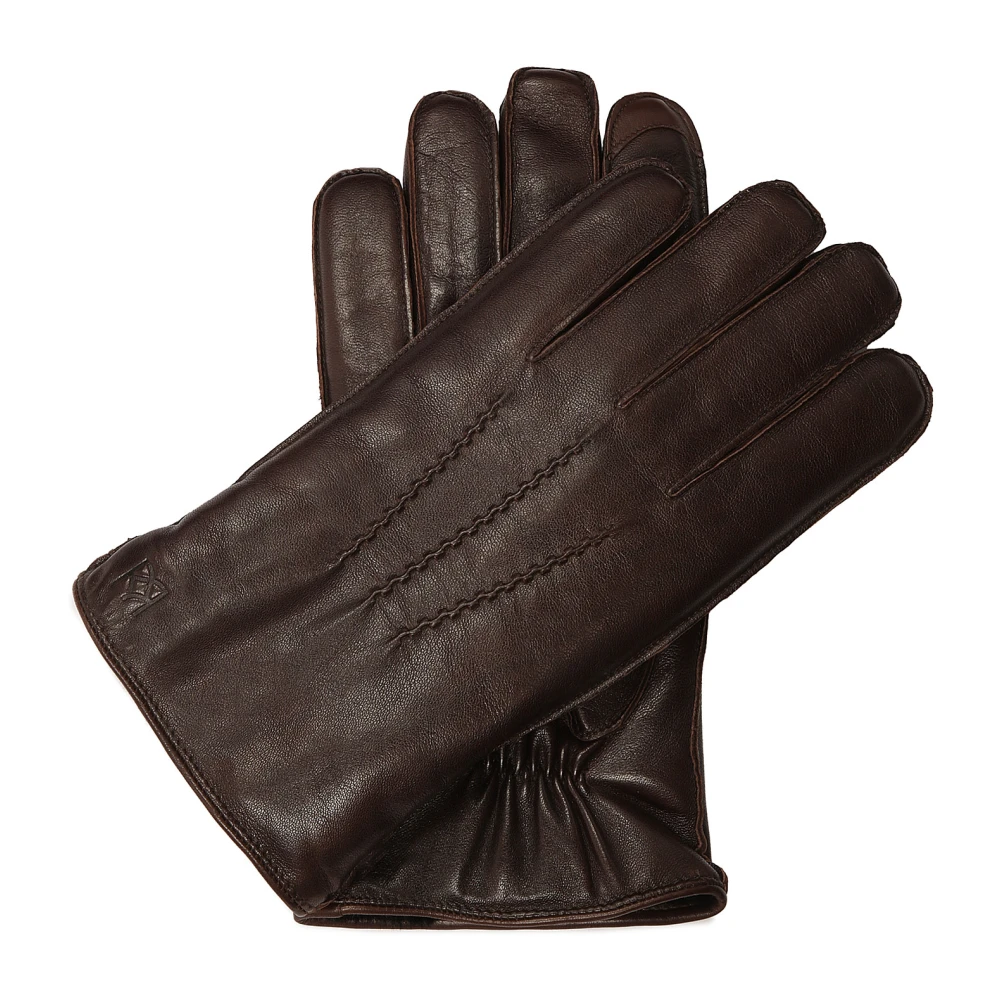 Kazar Donkerbruine handschoenen met touchscreen-functionaliteit Brown Heren