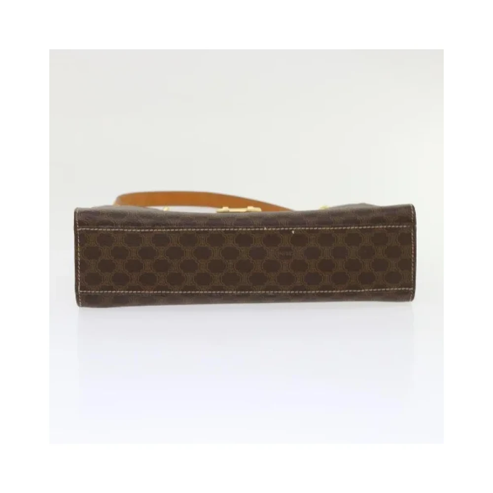 Celine Vintage Pre-owned Leather handbags Brown Dames