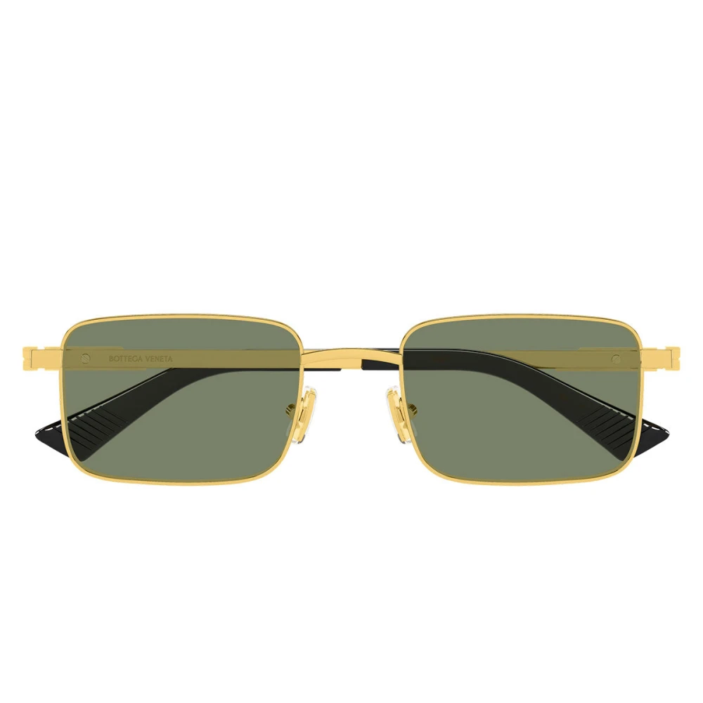 Bottega Veneta Men's Yellow Rectangular Sunglasses