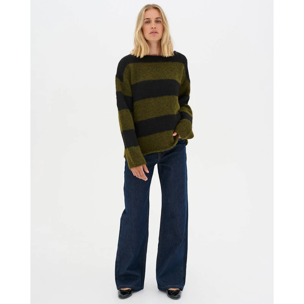 My Essential Wardrobe Meena Pullover voor Essentiële Garderobe Green Dames