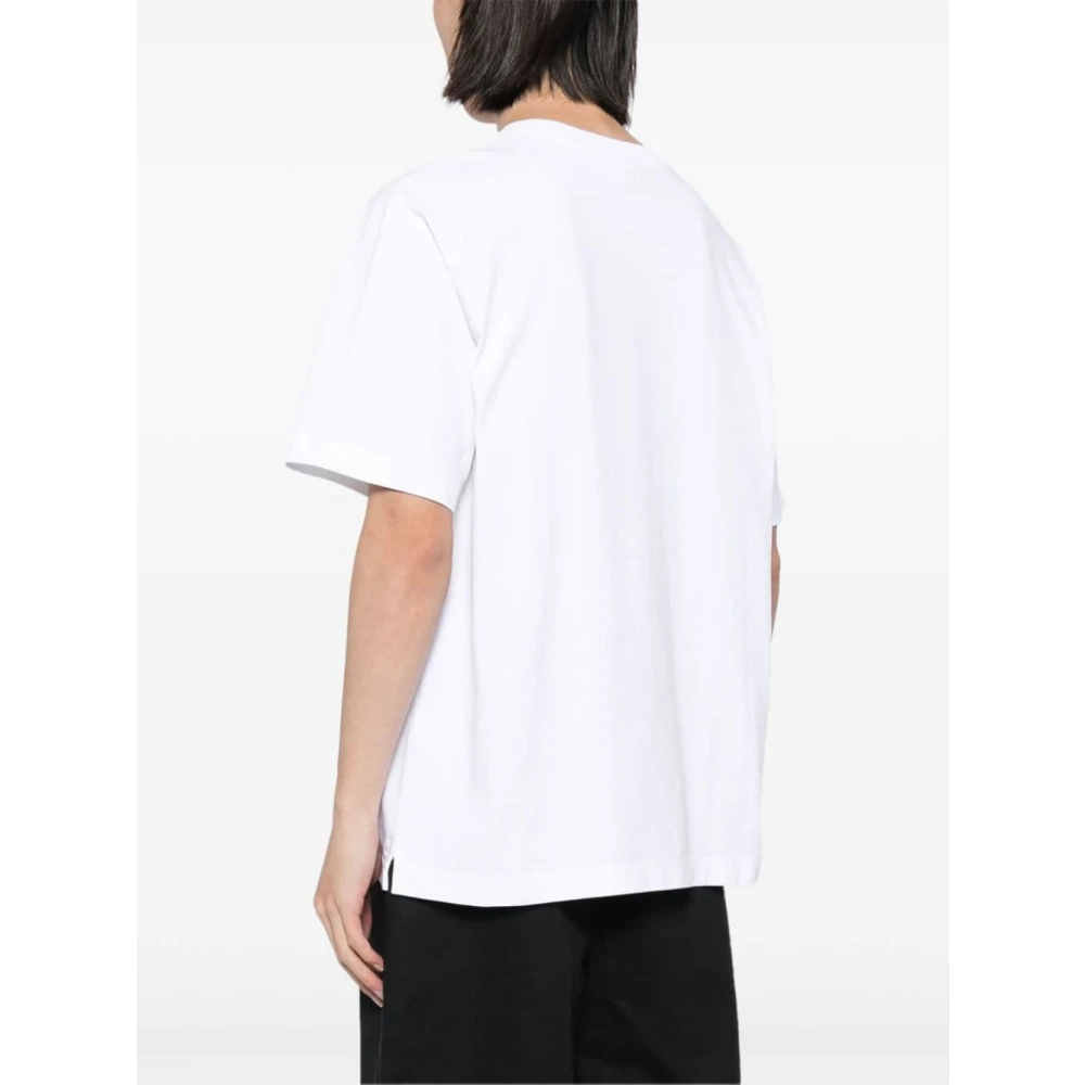 Maison Kitsuné Vos Oversize Tee-Shirt Wit White Heren