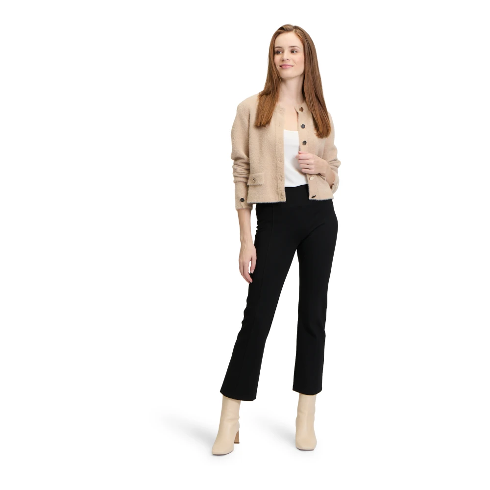 Betty Barclay Chunky Vest met knoopsluiting Beige Dames