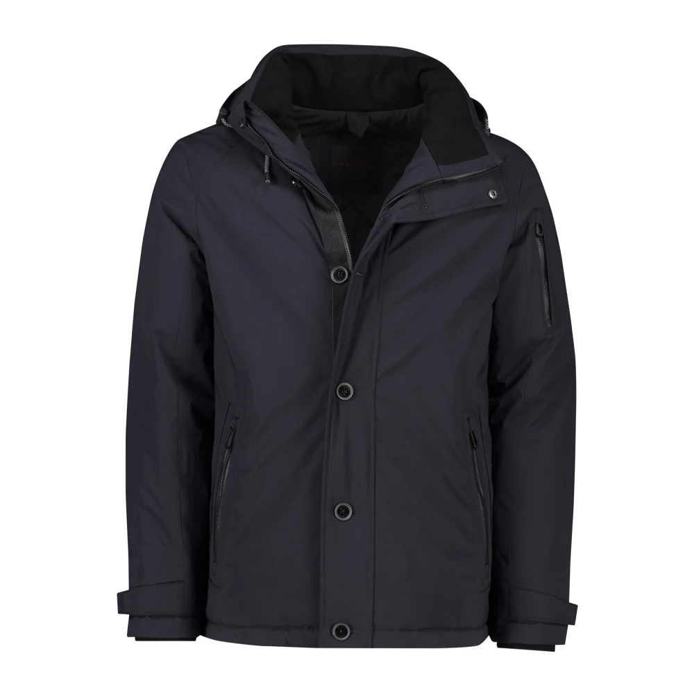 Bugatti Donkerblauwe winterjas Blue Heren