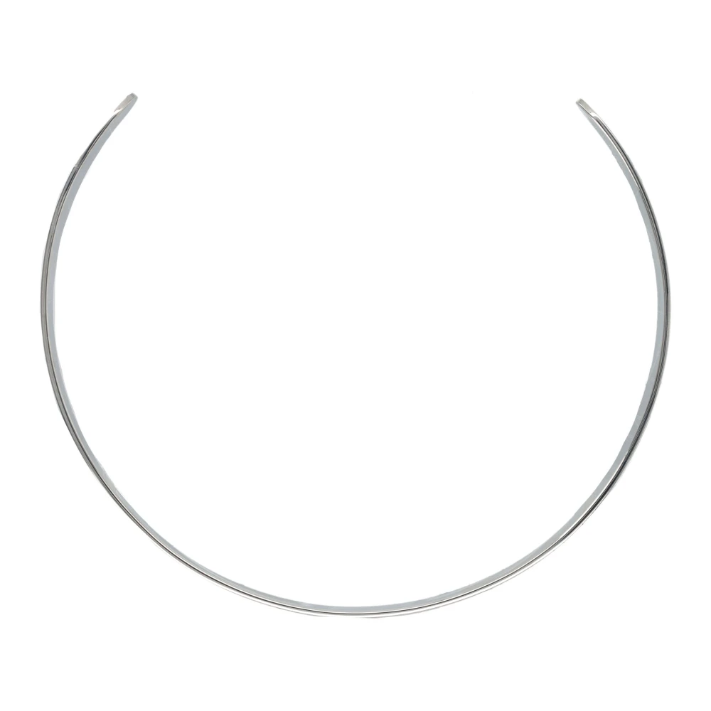 Mm6 Maison Margiela Unisex Gray Minimal Chocker