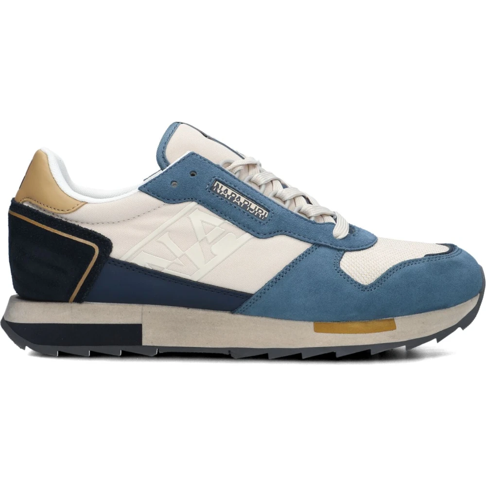 Napapijri Blauwe Lage Sneakers voor Heren Heren Schoenen