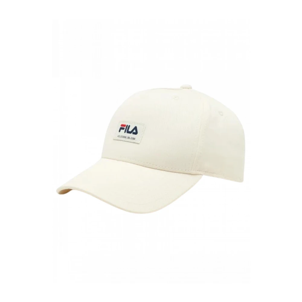 Fila Verstelbare Katoenen Pet Stijlvol Ontwerp White Dames