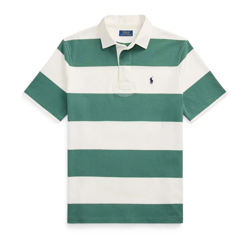 Polo Ralph Lauren Men's Green Polo T-Shirts And Polos Large