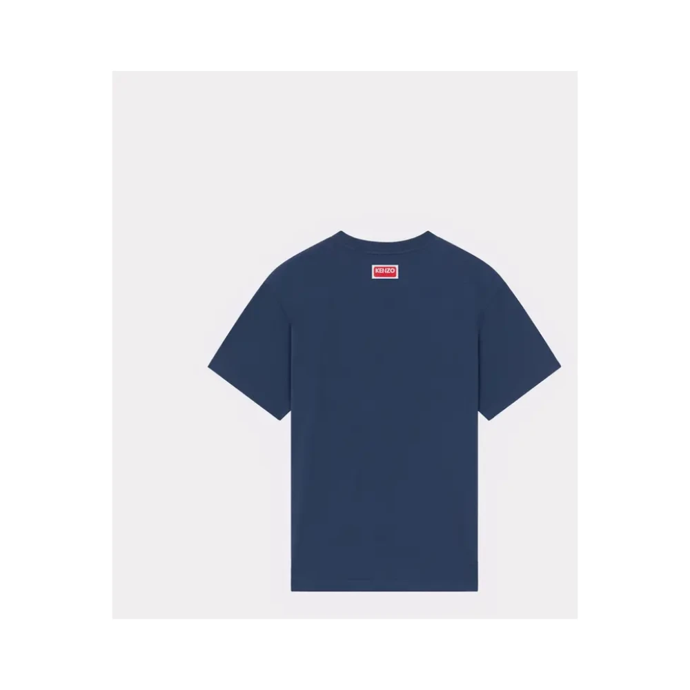 Kenzo Lucky Tiger Oversize T-shirt Blue Heren