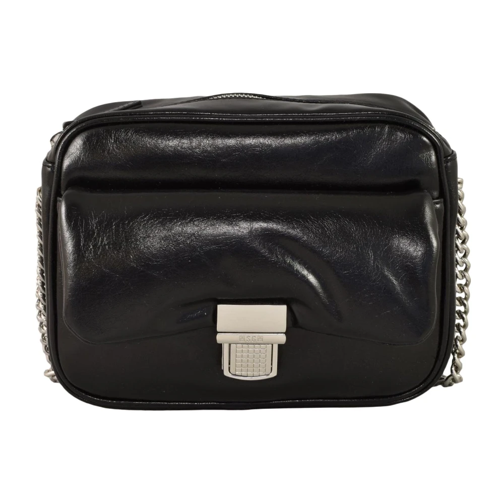 Msgm Stijlvolle PU-tas Black Dames