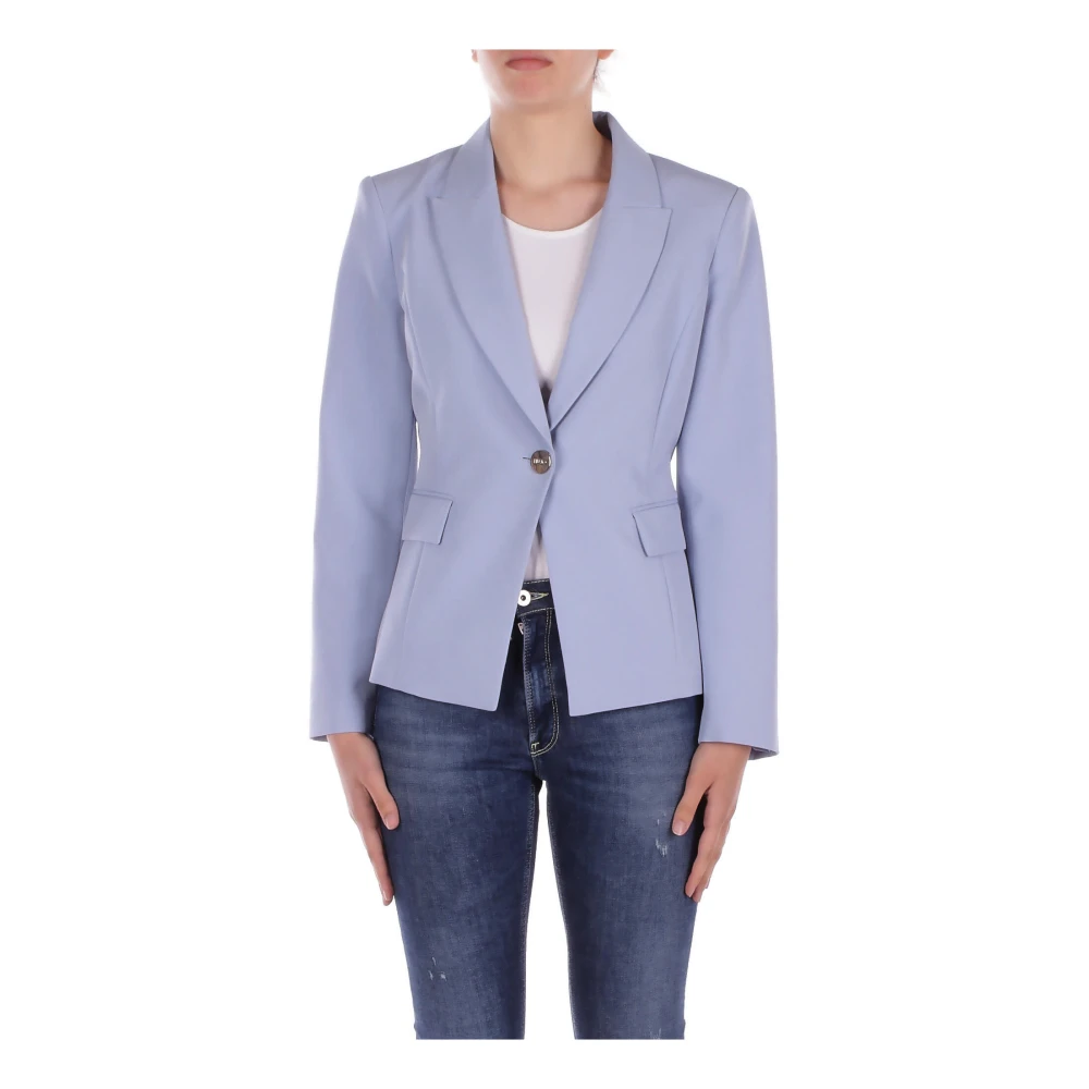 Liu Jo Vrouw Blauw Voorlogo Knoopjas Collectie