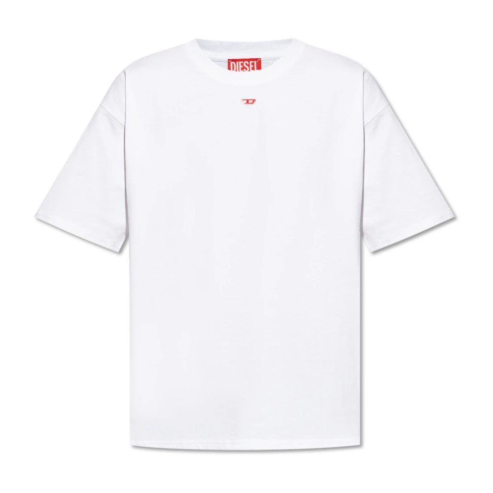 Diesel T-Boxt-D T-shirt met logo White Heren