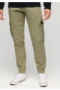pantalon-cargo-slim-vert-coton