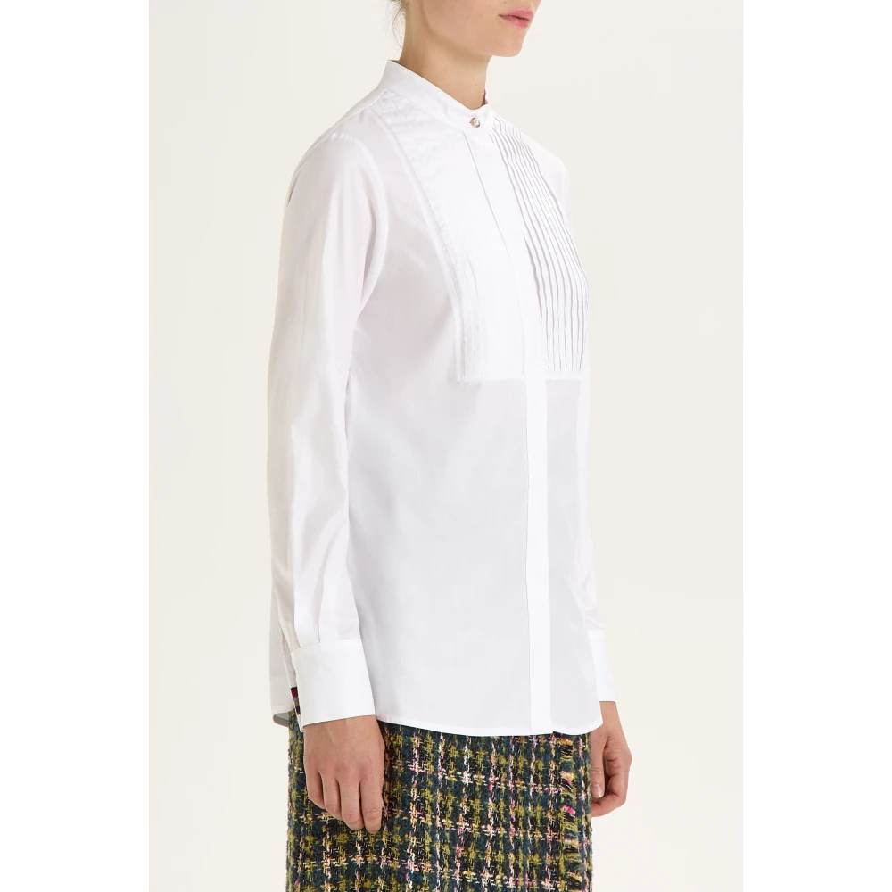 Maliparmi Elegante Witte Shirt White Dames