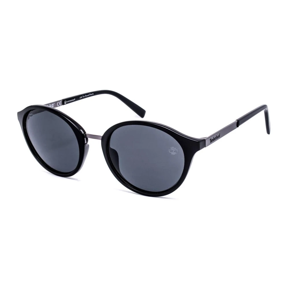 Timberland Women's Black Polarized Sunglasses With Metal Accents