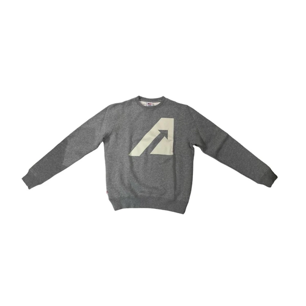 Autry Stijlvolle Sweatshirt voor Mannen Gray Heren