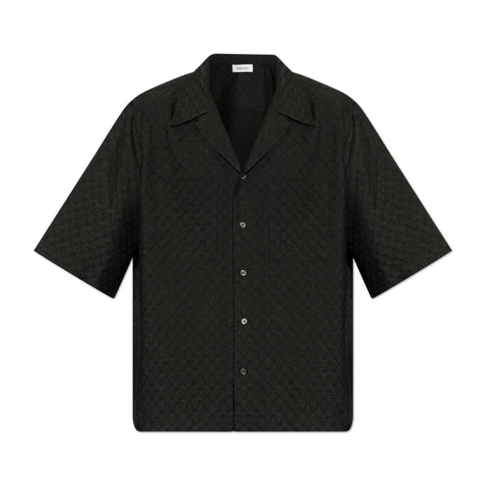 Alexander mcqueen Overhemd met zak Black Heren