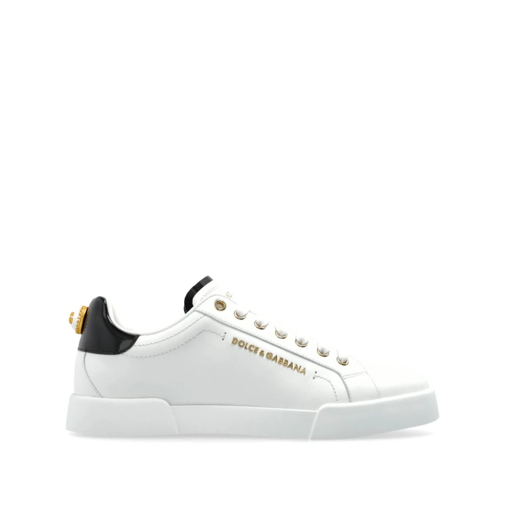 Dolce & Gabbana Women's White Sneakers, 3 Uk, Trainers For