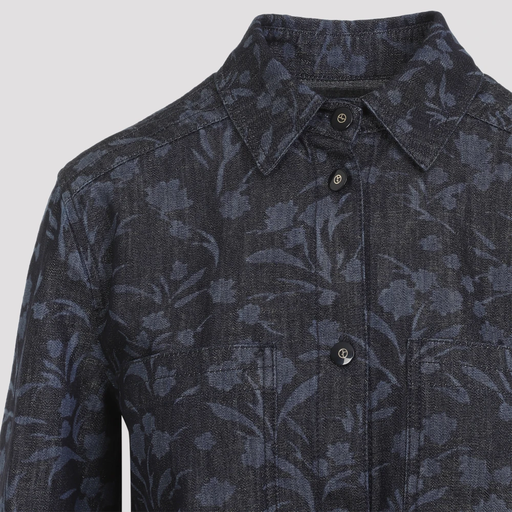 Giorgio Armani Grijze Shirt Damesmode Blue Dames