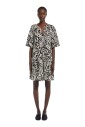 ely-kaftan-jurk-zwart-wit