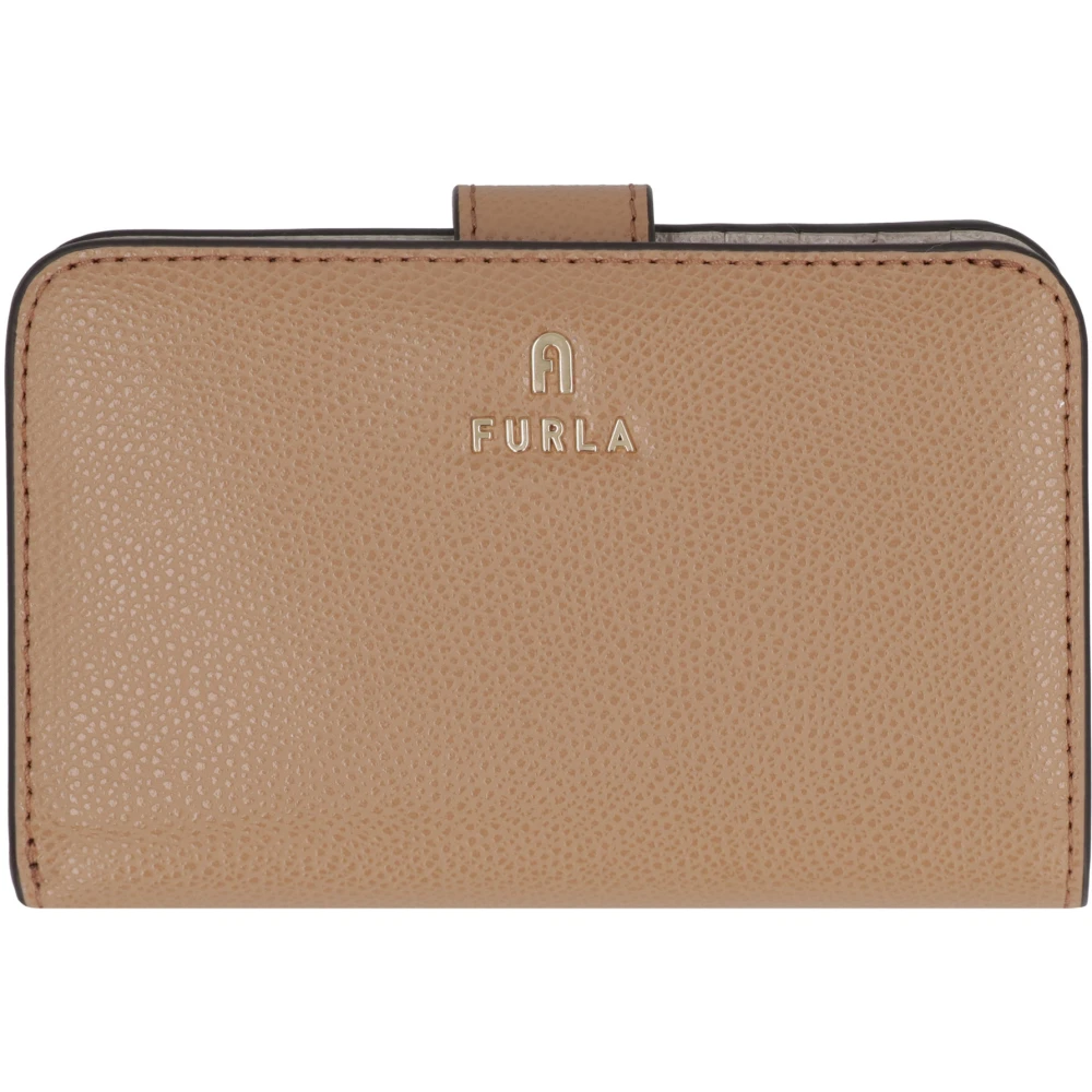 Furla Camelia Leren Portemonnee Brown Dames