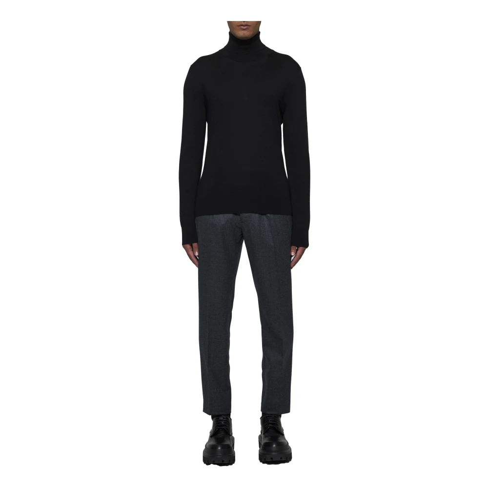 Dolce & Gabbana Zwarte Truien voor Mannen Black Heren