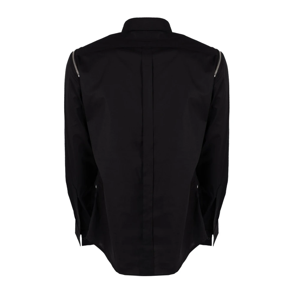 Les Hommes Elegant Slim Fit Overhemd Black Heren