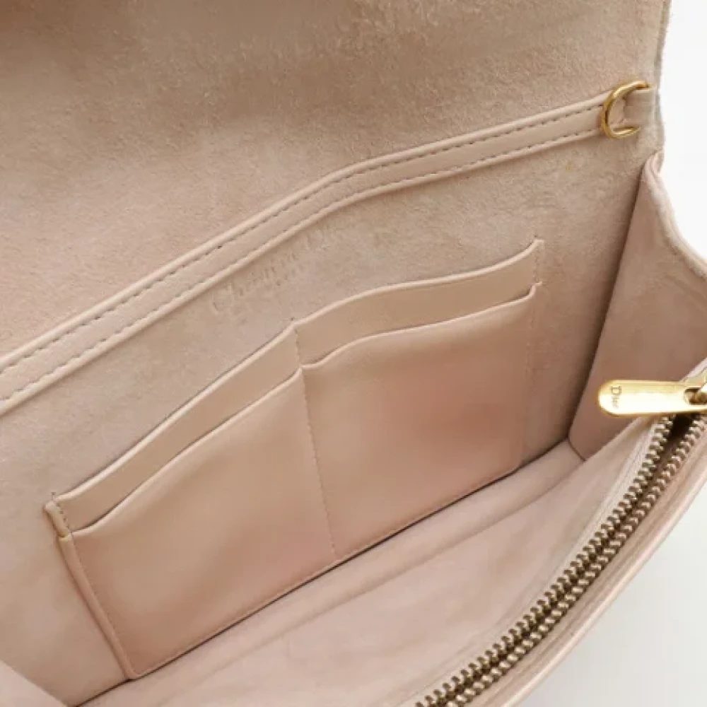 Dior Vintage Pre-owned Leather dior-bags Pink Dames