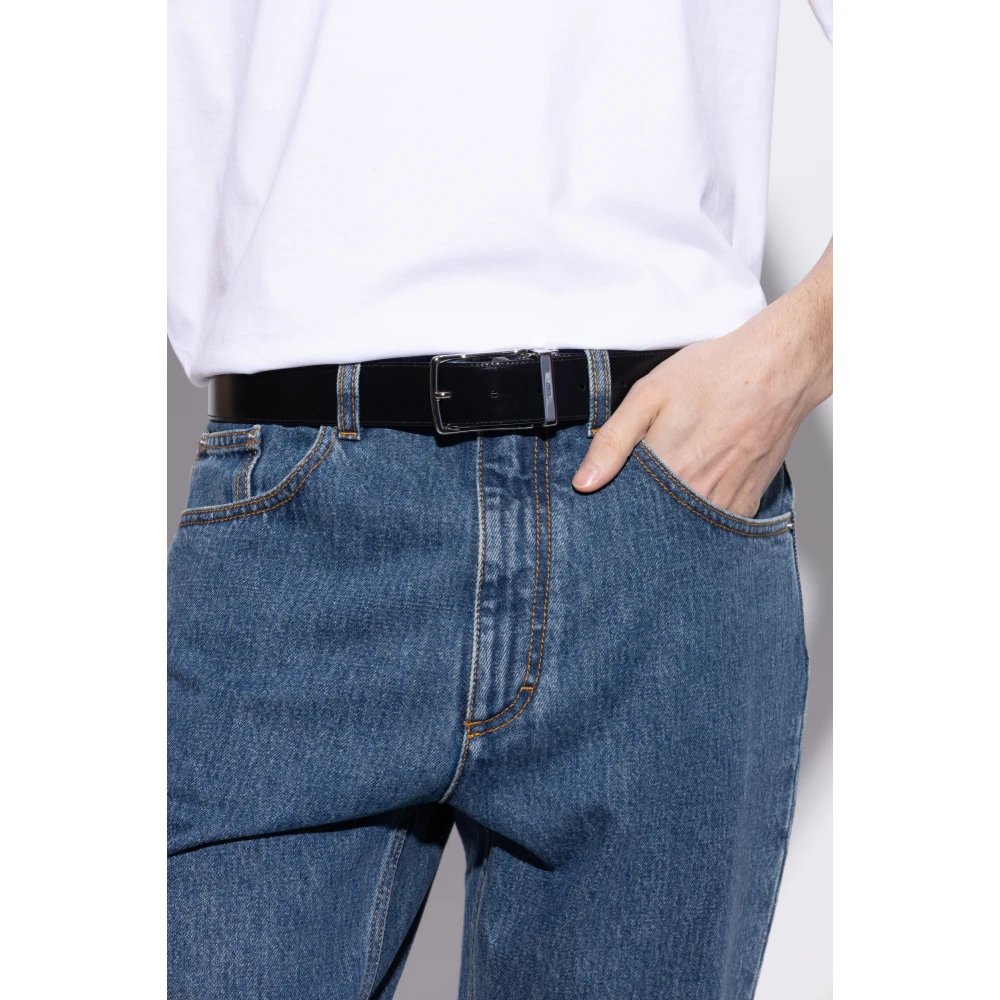 Bally Omkeerbare leren riem Black Heren