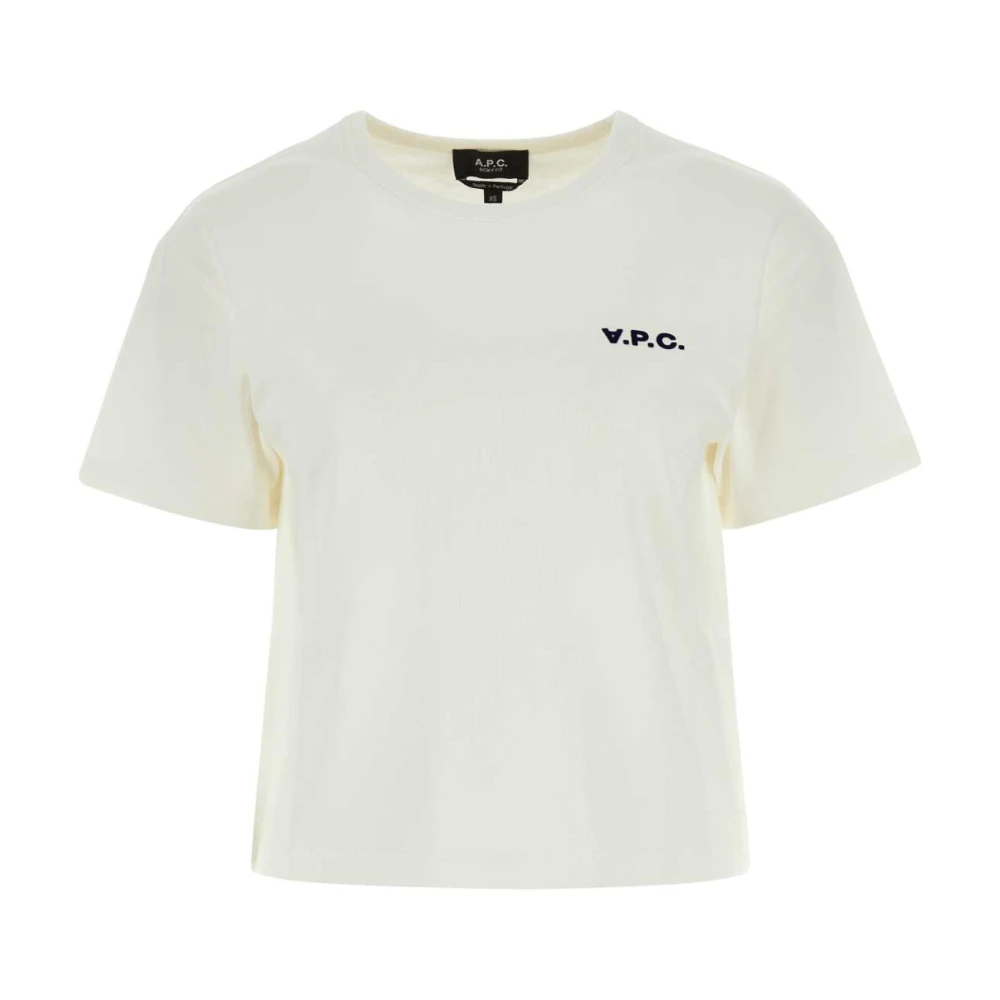 A.p.c. Donna Bianco Top, Xs, New,