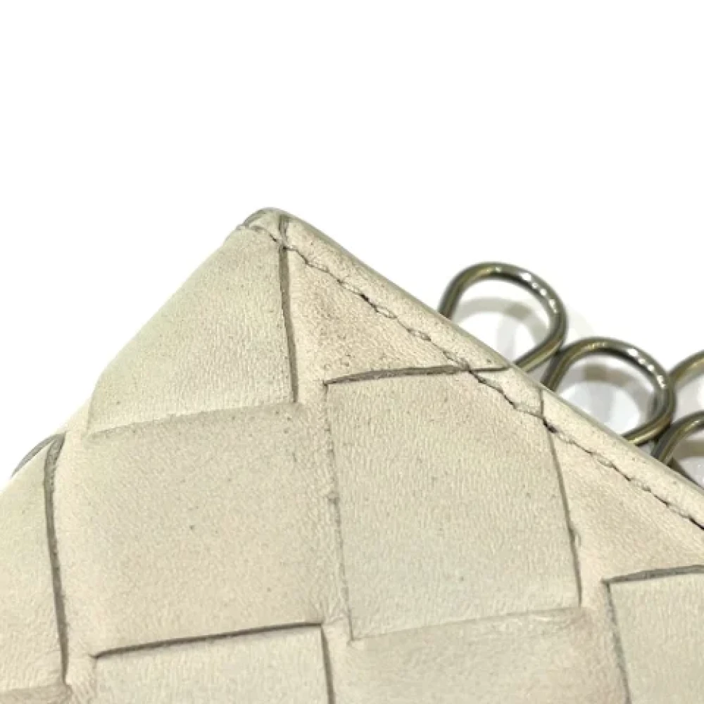 Bottega Veneta Vintage Pre-owned Leather key-holders White Dames