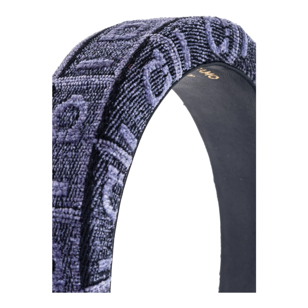 Salvatore Ferragamo Hoofdband met logo Blue Dames