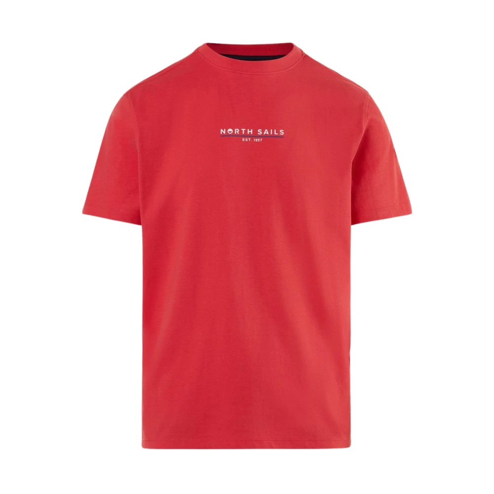 North Sails T-Shirts Red Heren