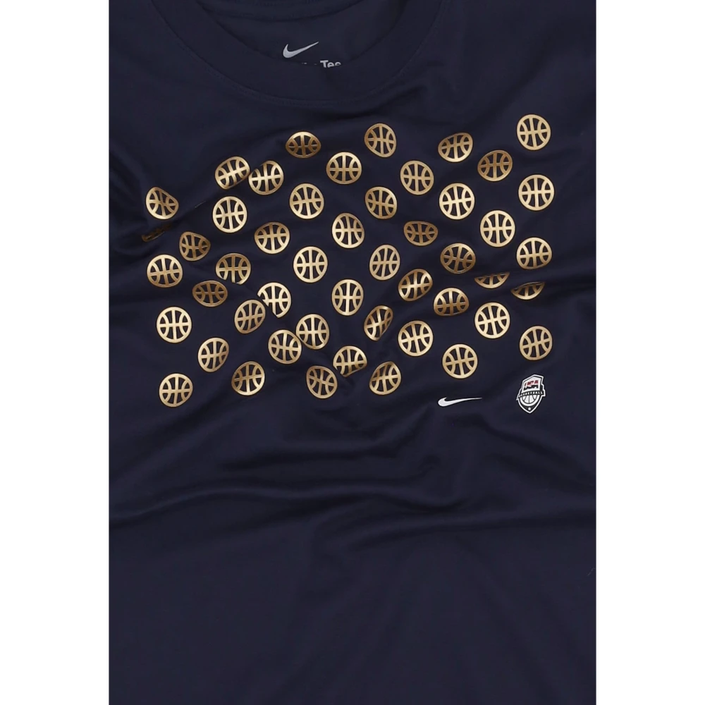 Nike 2024 Basketball Tee Team USA Blue Heren
