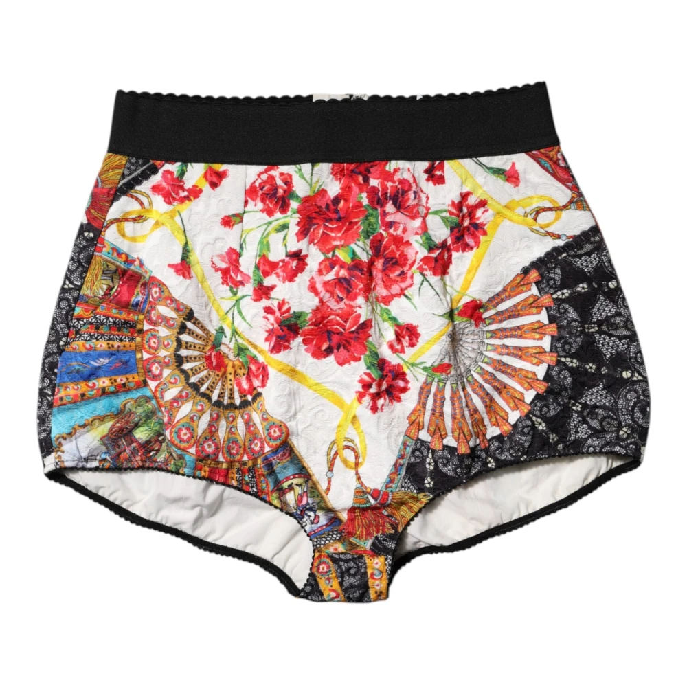 Dolce & Gabbana Women's Multicolor Short Shorts, S, High Waist Shorts