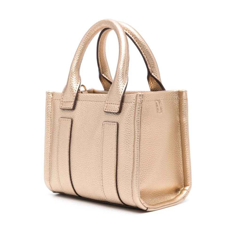 Liu Jo Gestructureerde Faux Leren Top Handtas Beige Dames