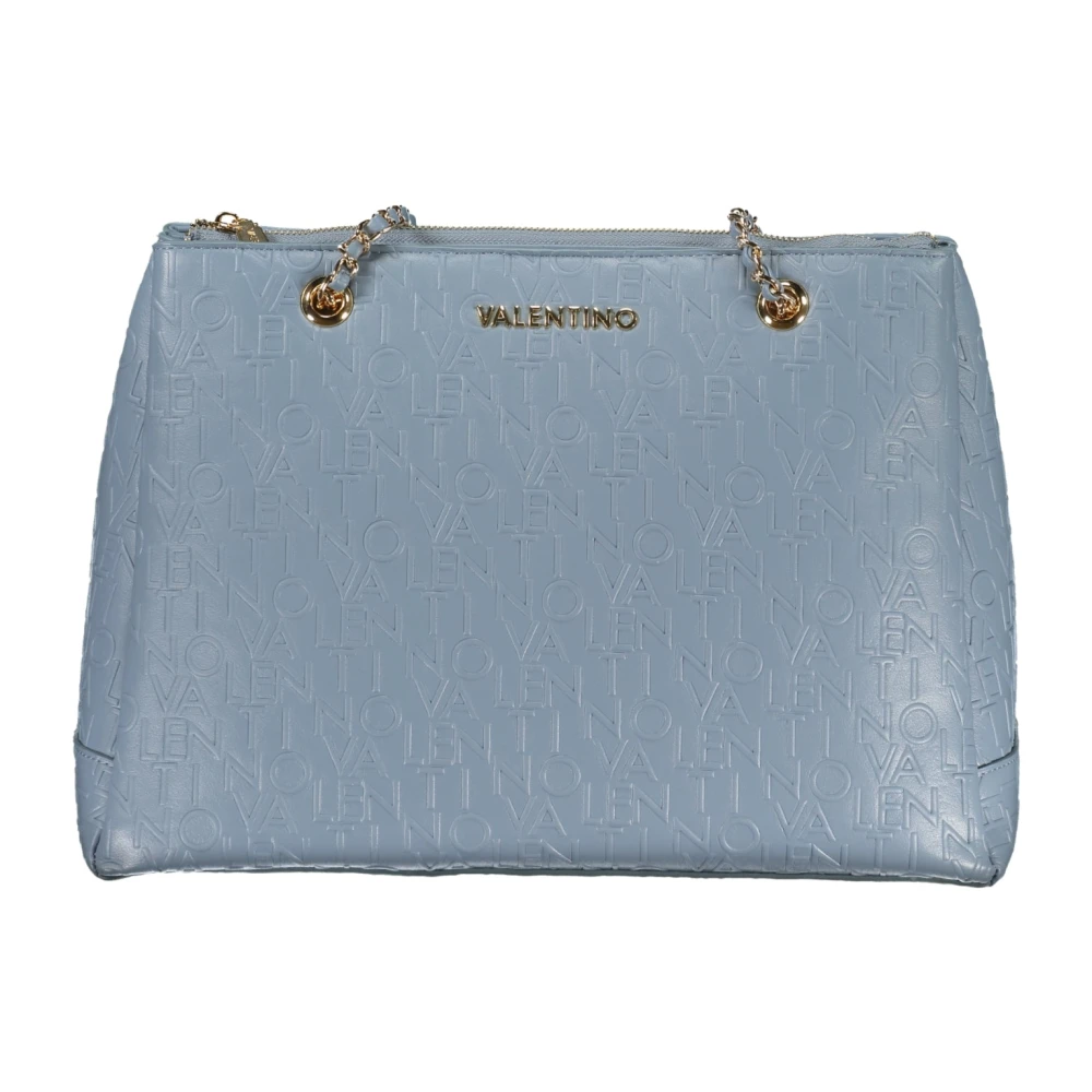 Valentino by Mario Valentino Blauwe Schoudertas met Kettingband Blue Dames