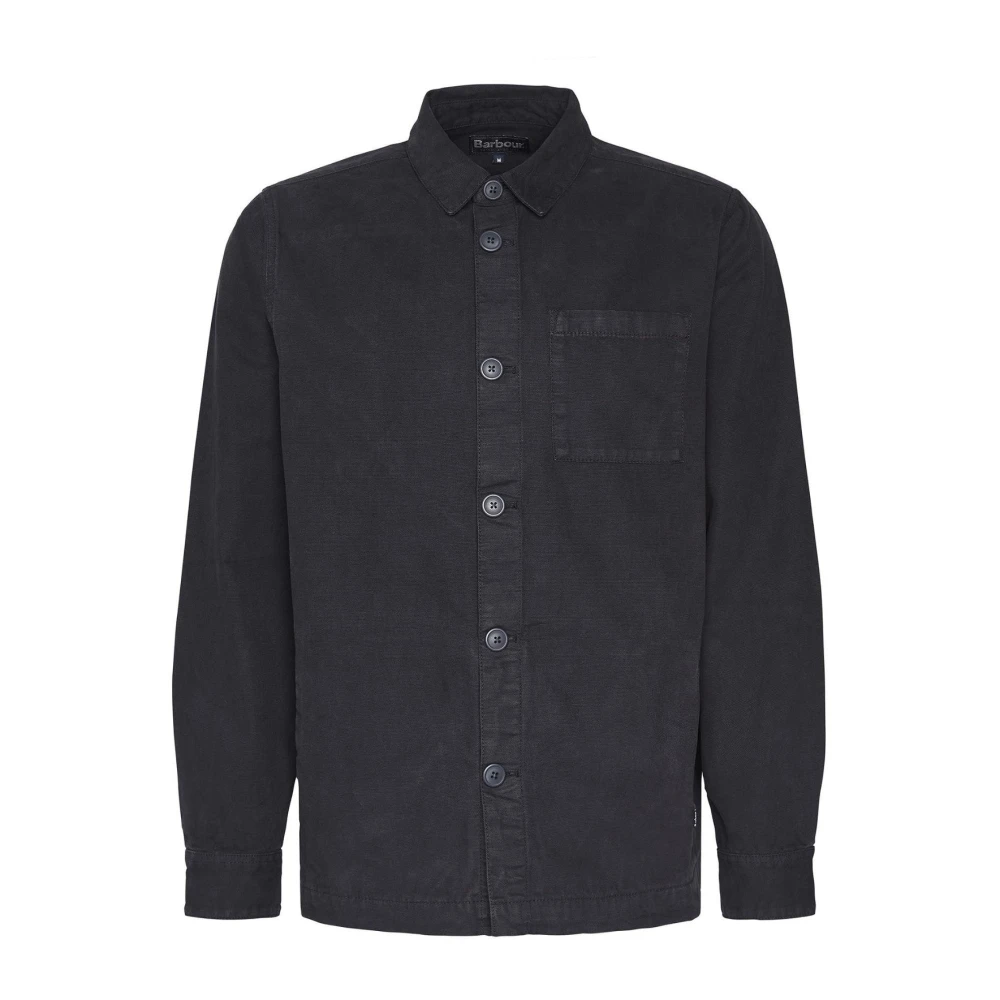 Barbour Casual Shirts Blue Heren
