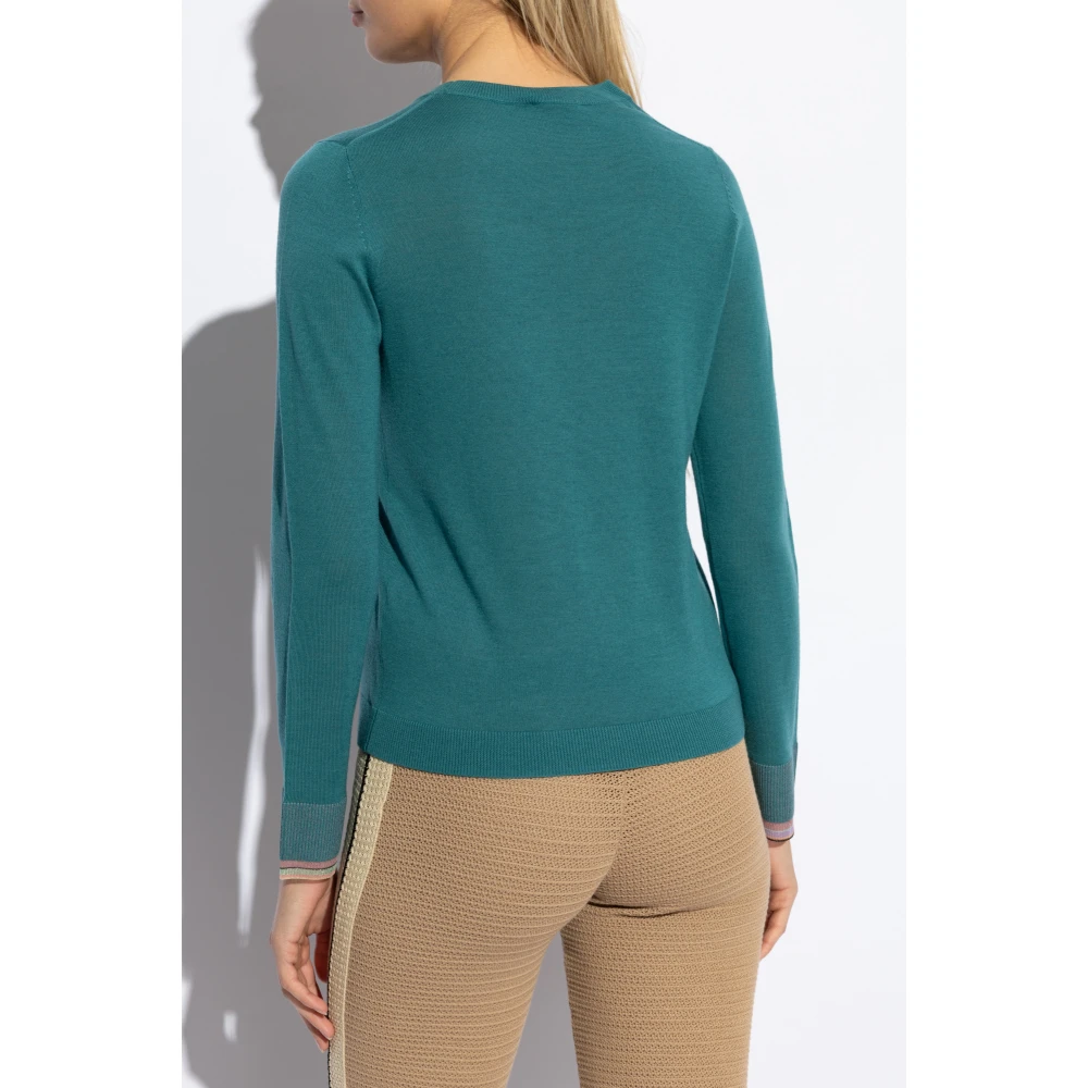 PS By Paul Smith Katoenen trui Blue Dames