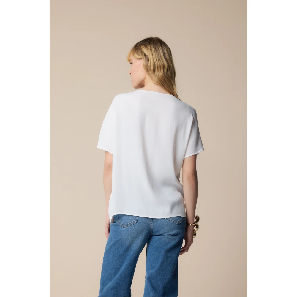 Kocca Stijlvolle Blouses voor Vrouwen White Dames